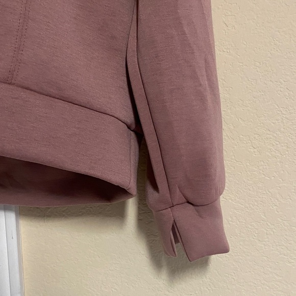 NWT- Dear Scarlett Dusty Rose Quarter-Zip Sweatshirt, Sz M - Picture 3 of 6